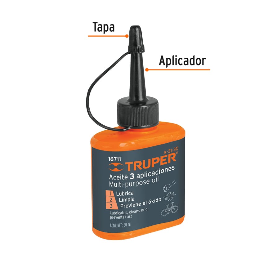 Aceite Multiusos, 30ml (1oz), Truper