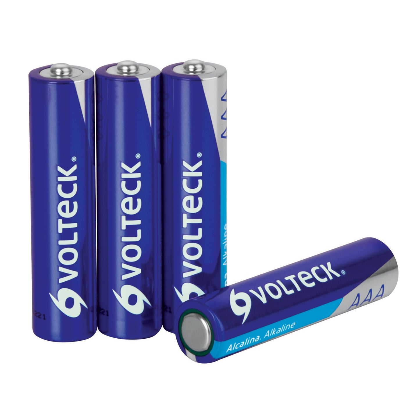 Blíster Con 4 Pilas Alcalinas Tamaño Aaa, Volteck