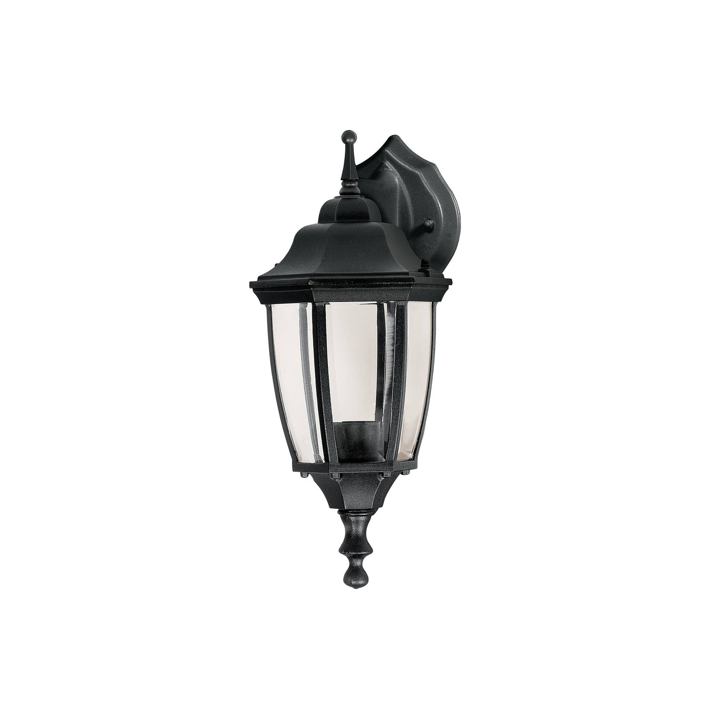 Arbotante Tipo Farol Suspendido Negro, Lámpara No Incluida