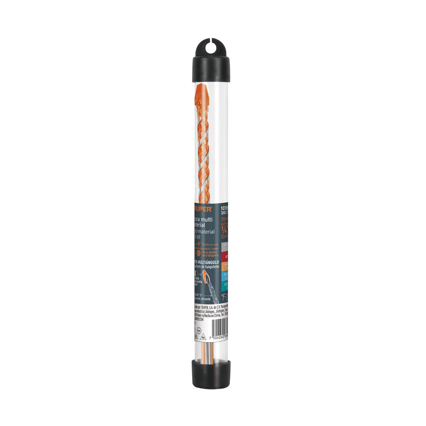 Broca multimaterial 1/4 x 6", Truper