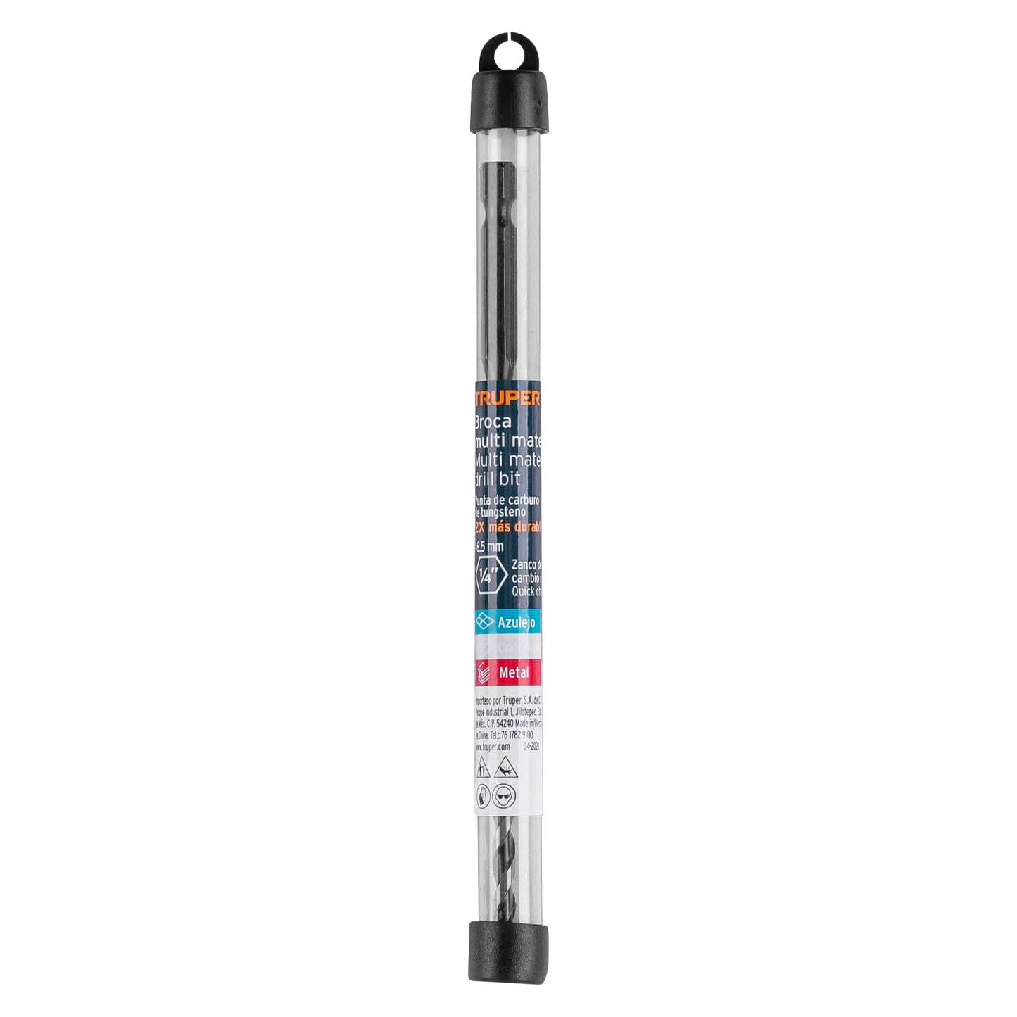 Broca multimaterial 3/16 x 6", Truper