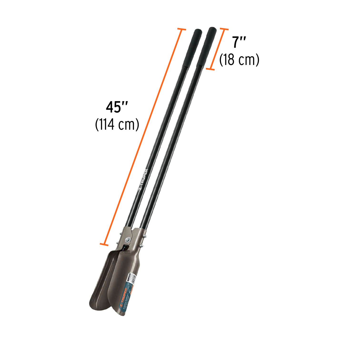 Cavador Atlas (Sacatierra), Mango de 45'' de acero TRUPER