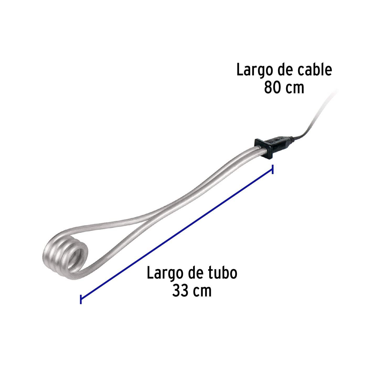 Calentador #10 De 38 L De Inmersión 1900 W P/Agua, Volteck