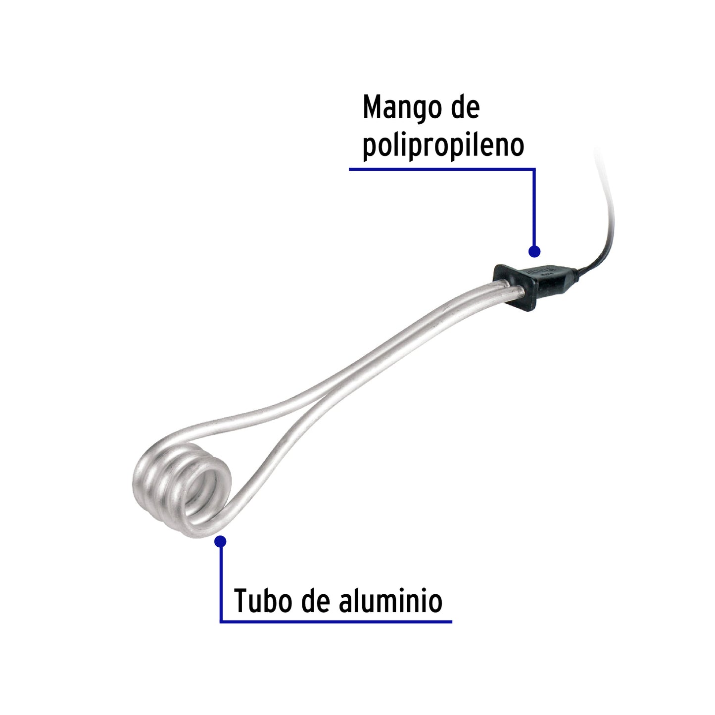 Calentador #6 De 23 L De Inmersión 1100 W P/Agua, Volteck