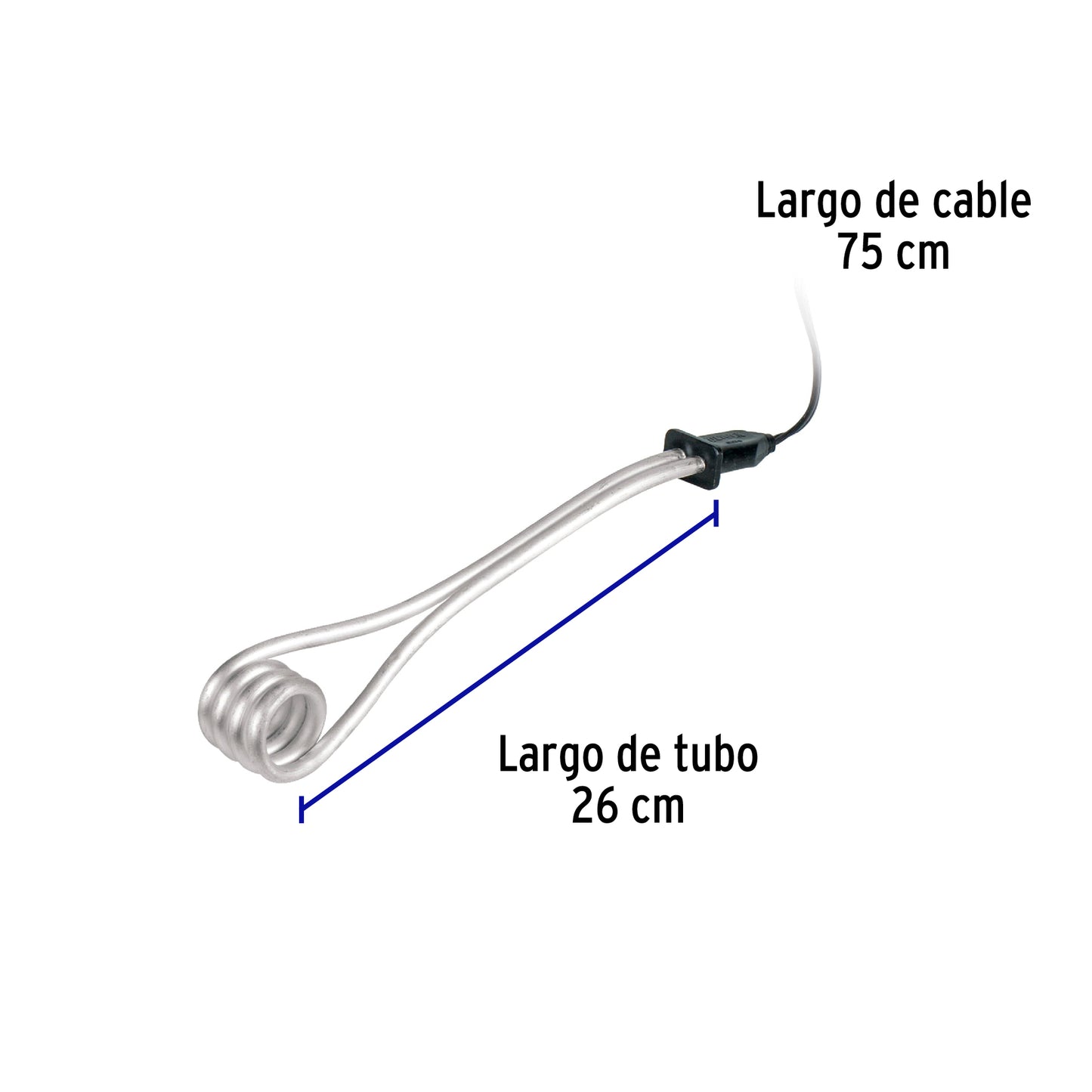 Calentador #6 De 23 L De Inmersión 1100 W P/Agua, Volteck