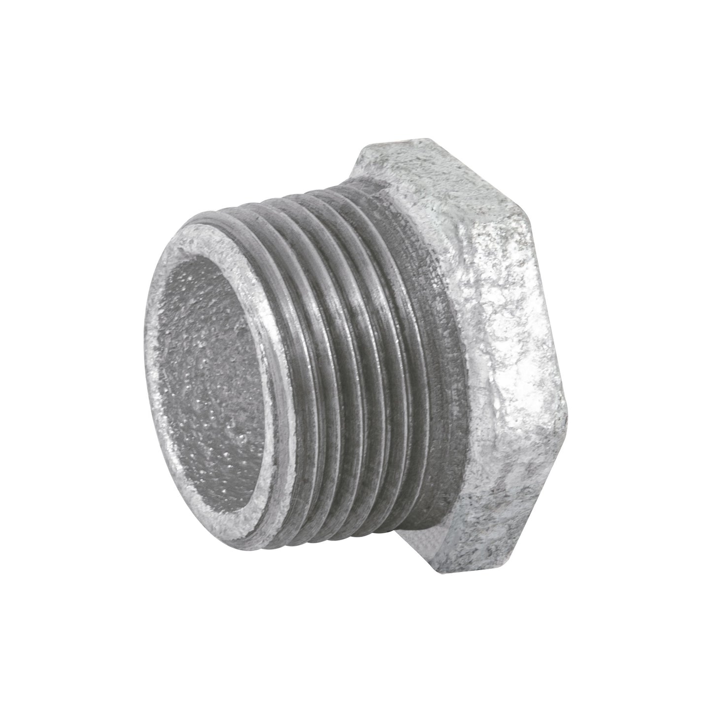 Reducidor bushing de acero galvanizado 3/4" x 1/2" FOSET