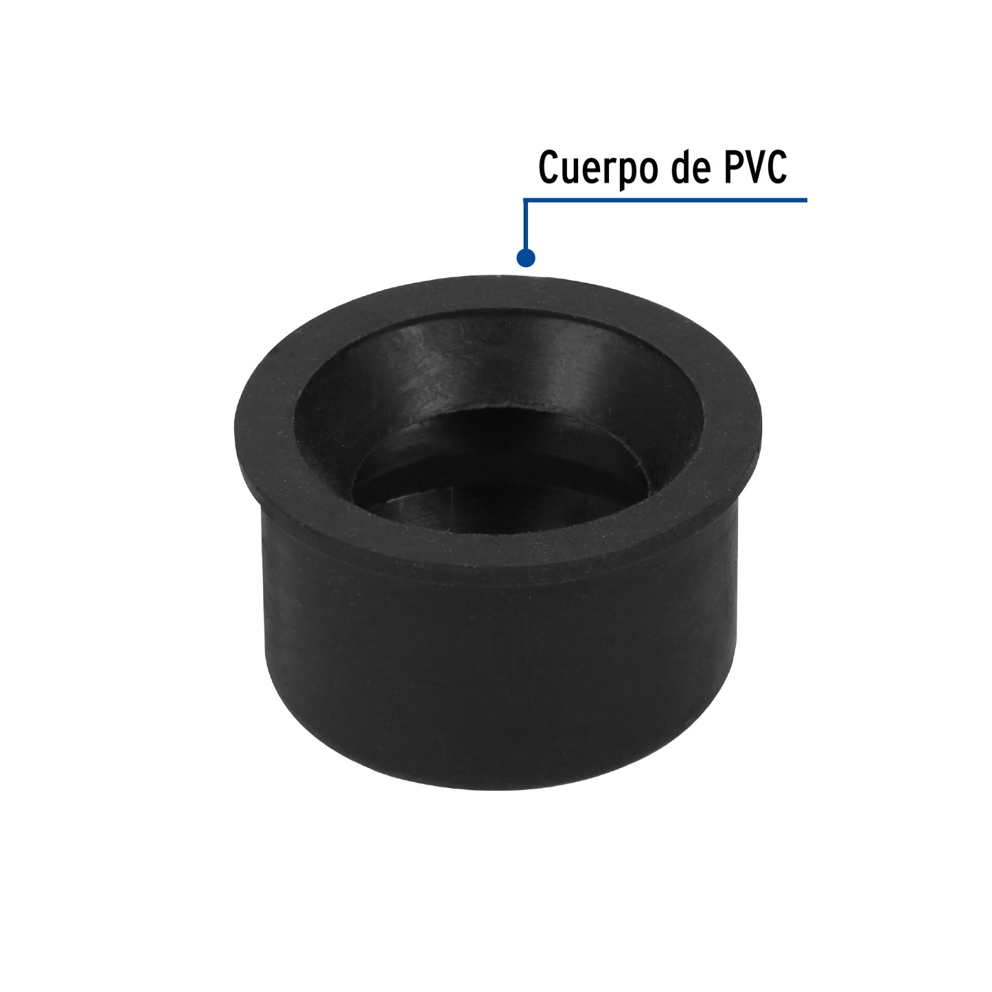 Chupón de hule de 2"x1-1/2" para lavatrastos FOSET