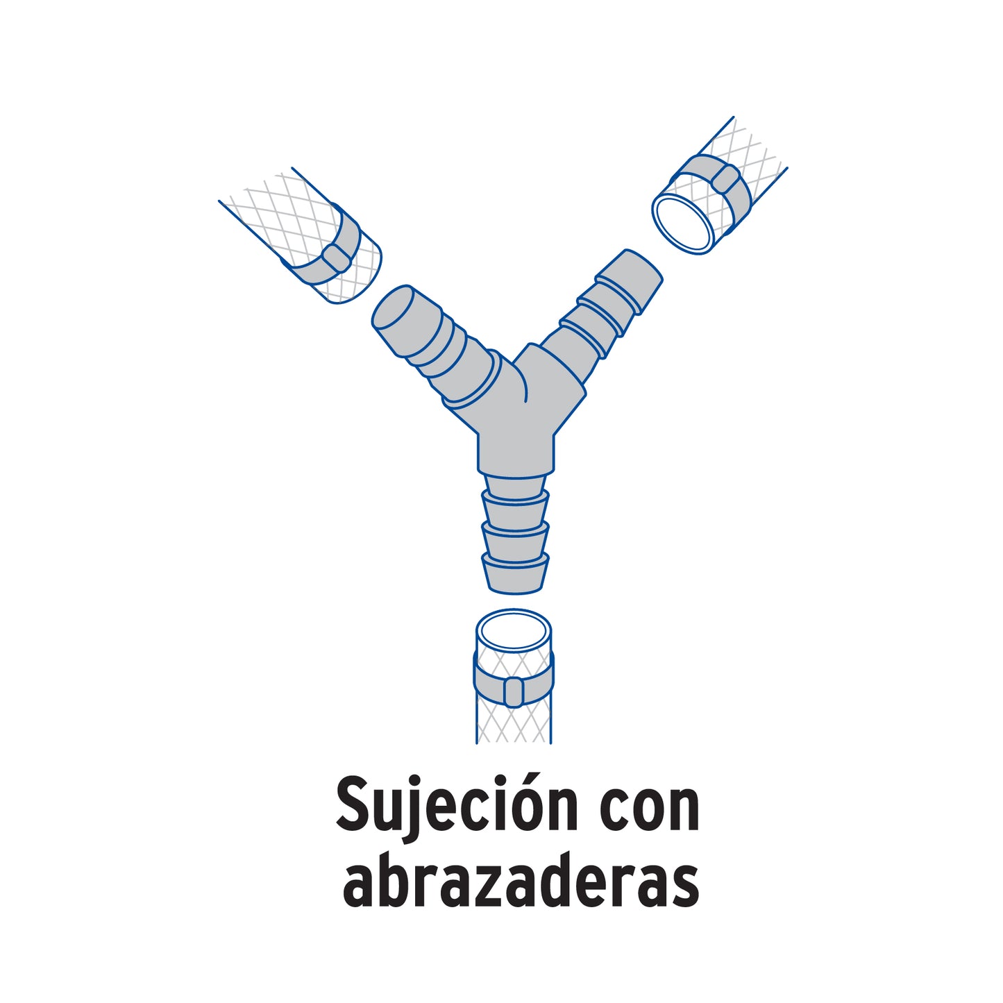 Yee inserción 1/2" de polipropileno, FOSET