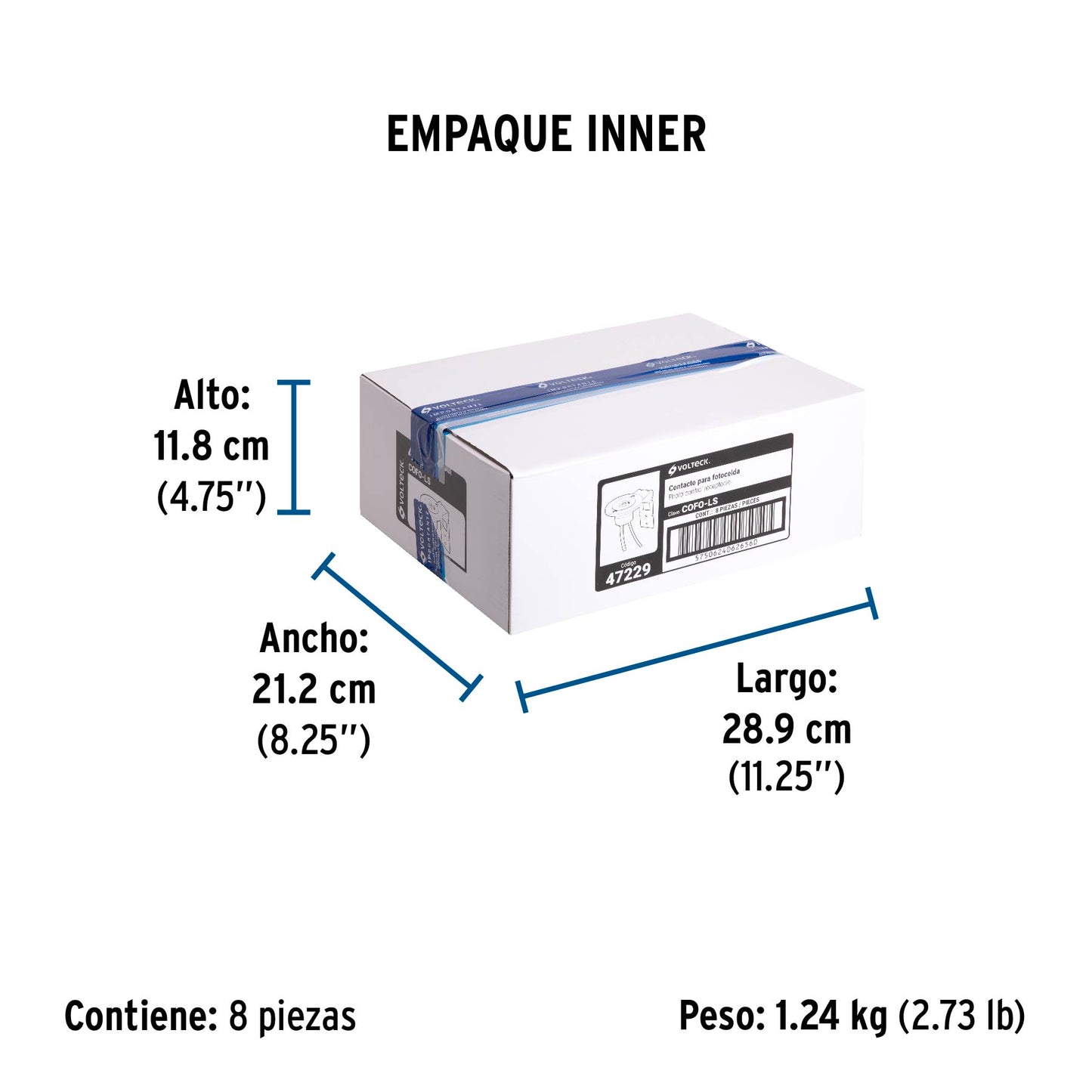 Base P/Fotocelda Montaje De 1/2 Vuelta, Tensión 110 - 220 V