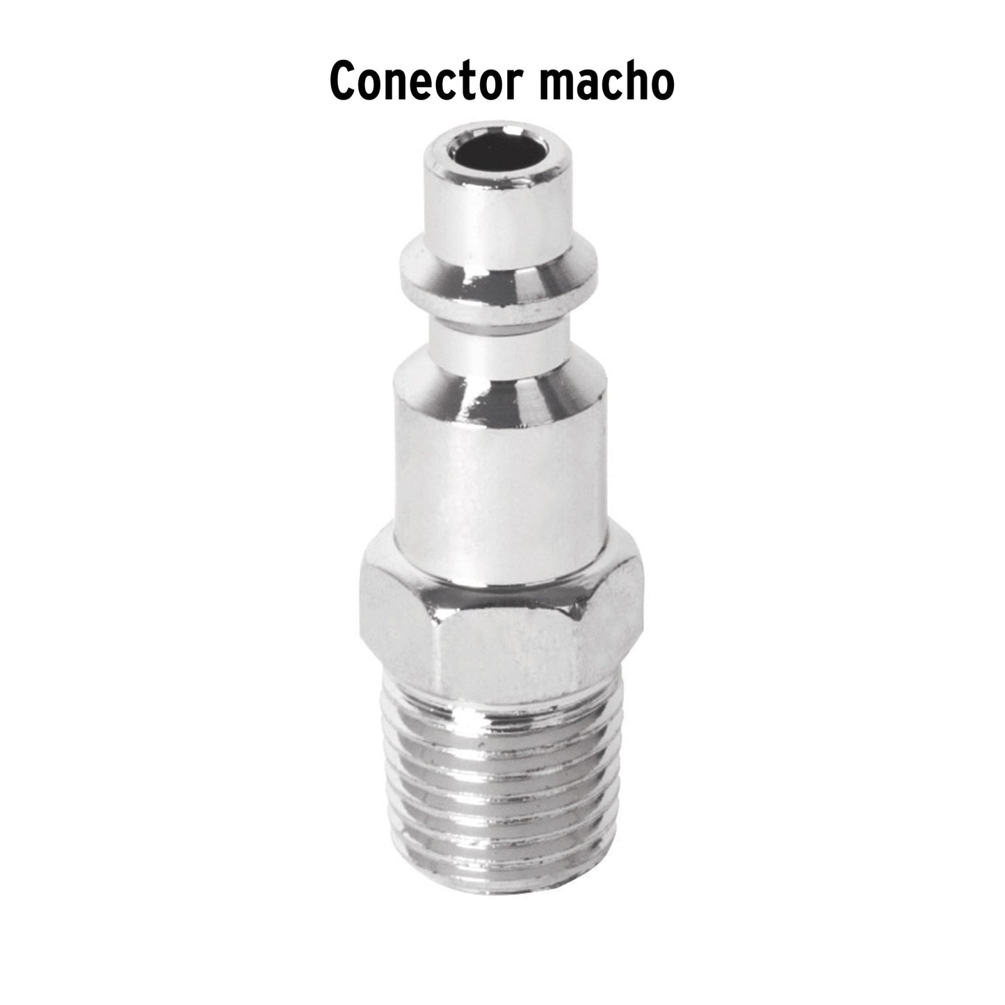 Conector rápido para compresor, Tipo M, Cuerda 1/4NPT, Macho PRETUL