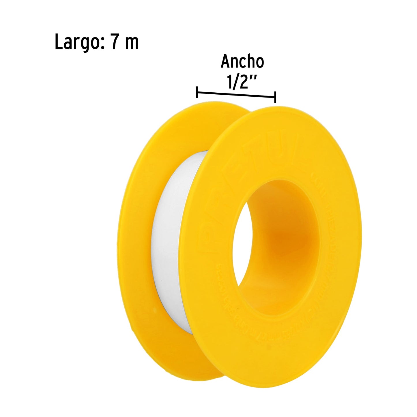 Cinta sella roscas (Teflon) de 1/2" x 7M PRETUL