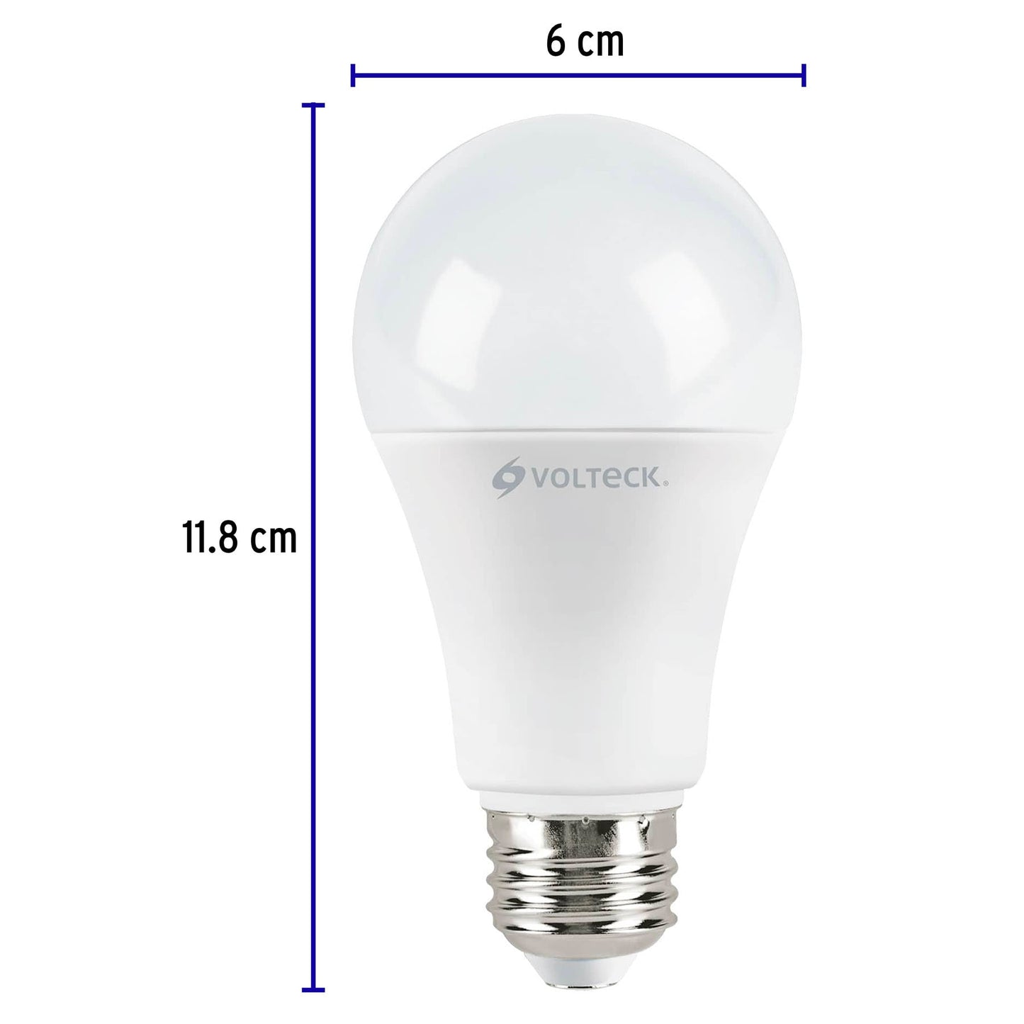 Lámpara Led Tipo Bulbo A19 14 W Luz De Día, Caja, Volteck