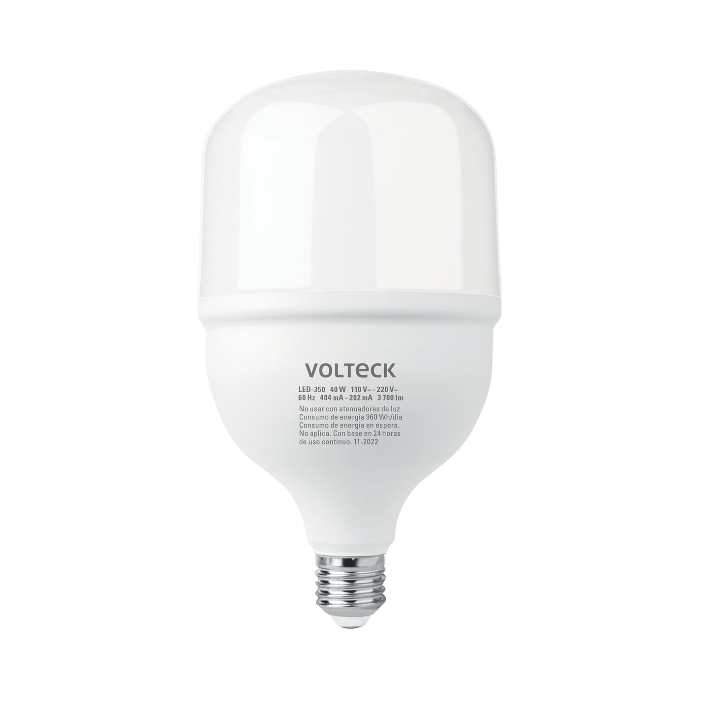 Lámpara de LED alta potencia 40 W luz de día, caja, Volteck