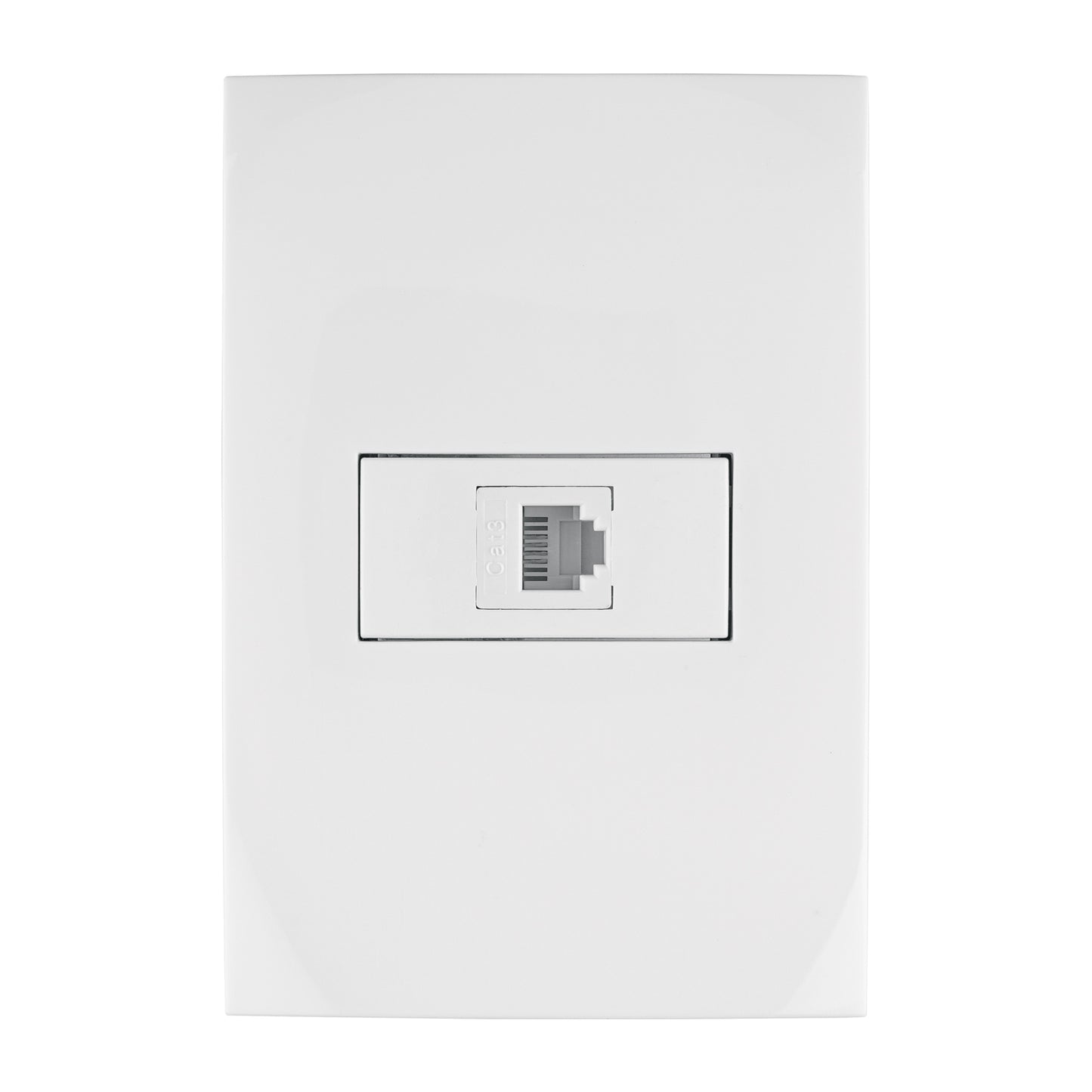Placa Armada Con Entrada Para Teléfono, Línea Oslo, Blanco