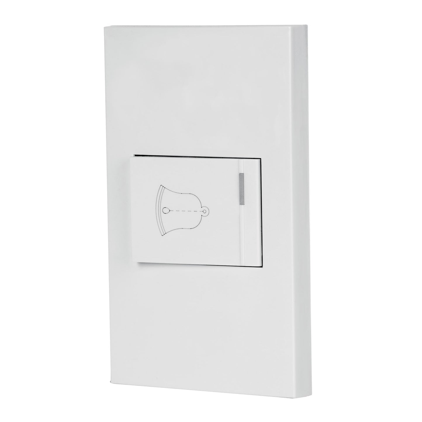 Placa Armada 1 Interruptor De Timbre,1.5mod, Española,Blanco