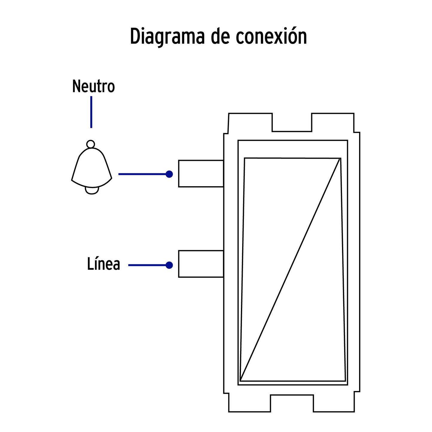 Placa Armada Con Timbre, Plata, Línea Italiana, Volteck