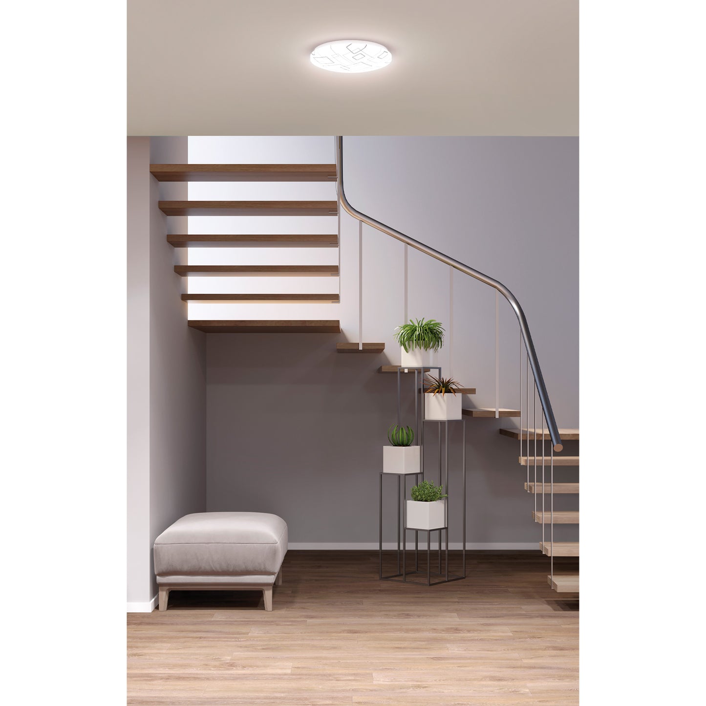 Luminario Led 8 W Plafón Decorativo Cuadros Luz Día, Volteck