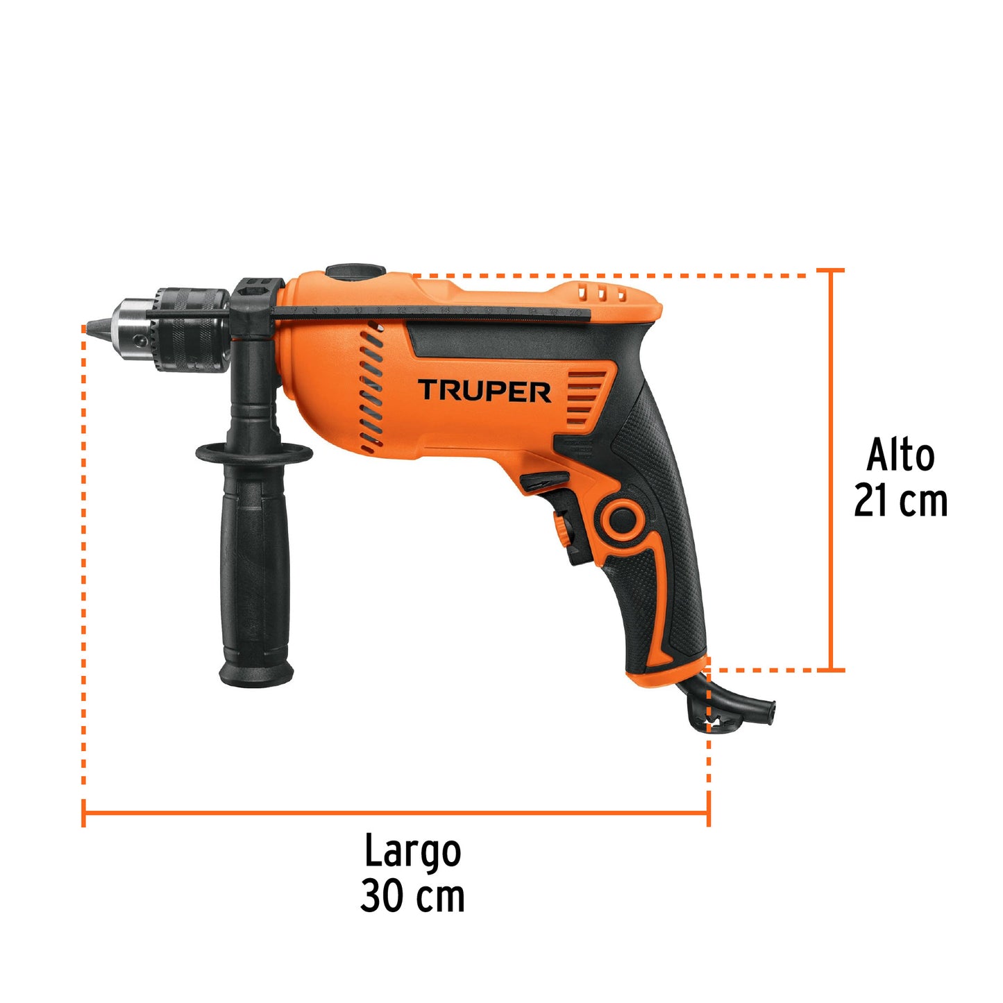 Rotomartillo 1/2", 750W, TRUPER PRO