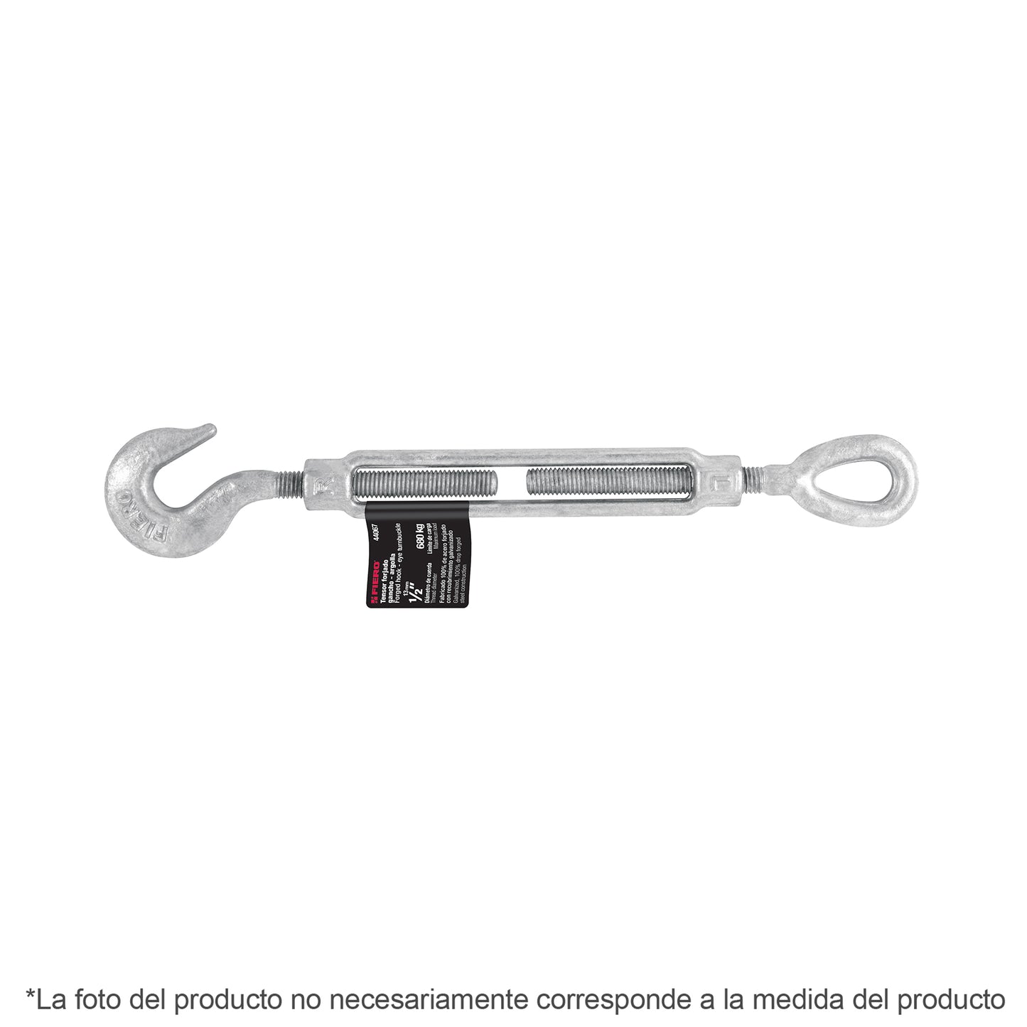 Tensor Forjado, 5/8'', Gancho-Argolla FIERO