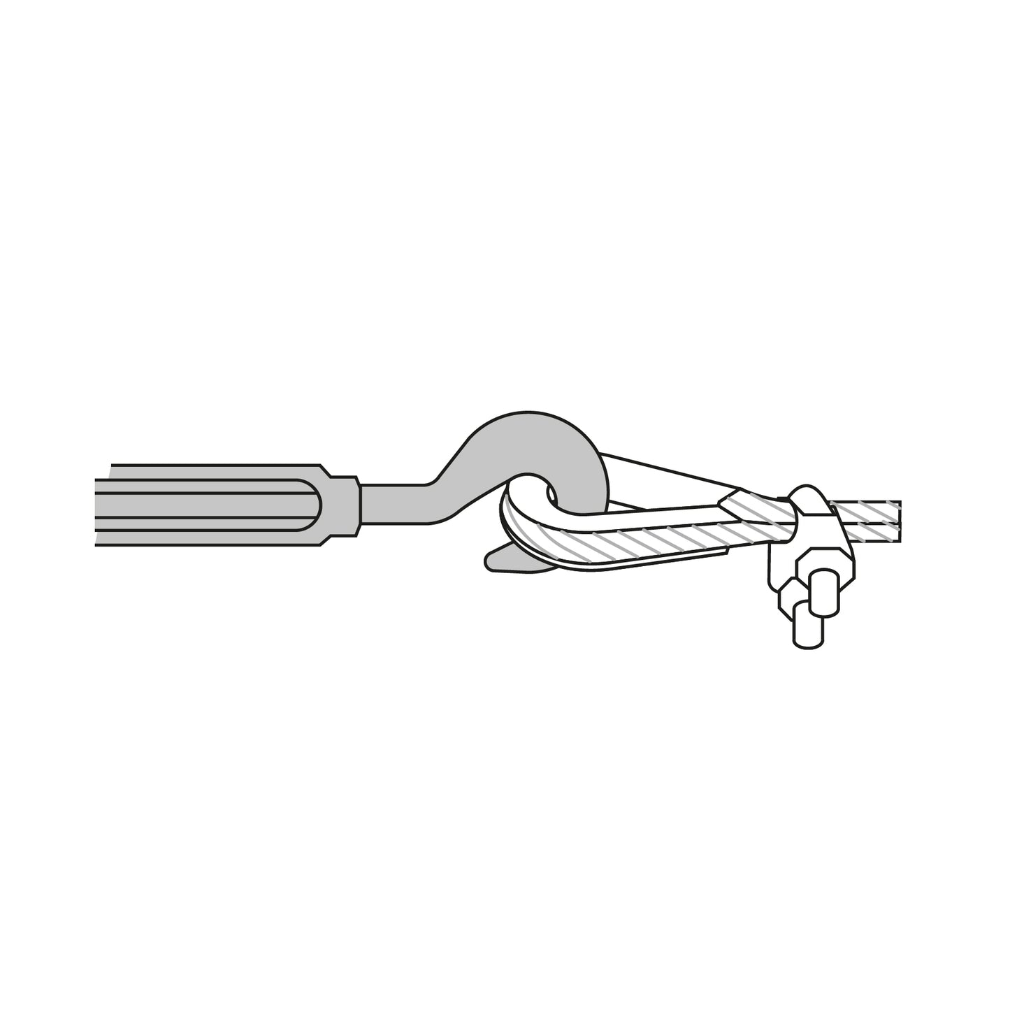 Tensor Forjado, 5/8'', Gancho-Argolla FIERO
