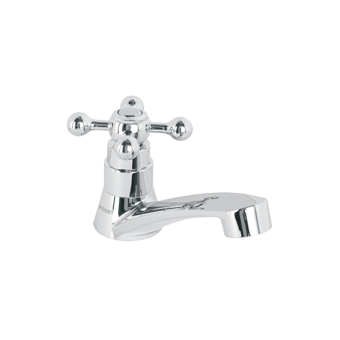 Llave individual lavabo, ABS, cruceta, BASIC, FOSET
