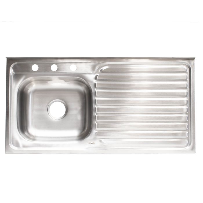 Lavatrasto 100X50 CMS, 1 fosa, ala derecha ALDOSA