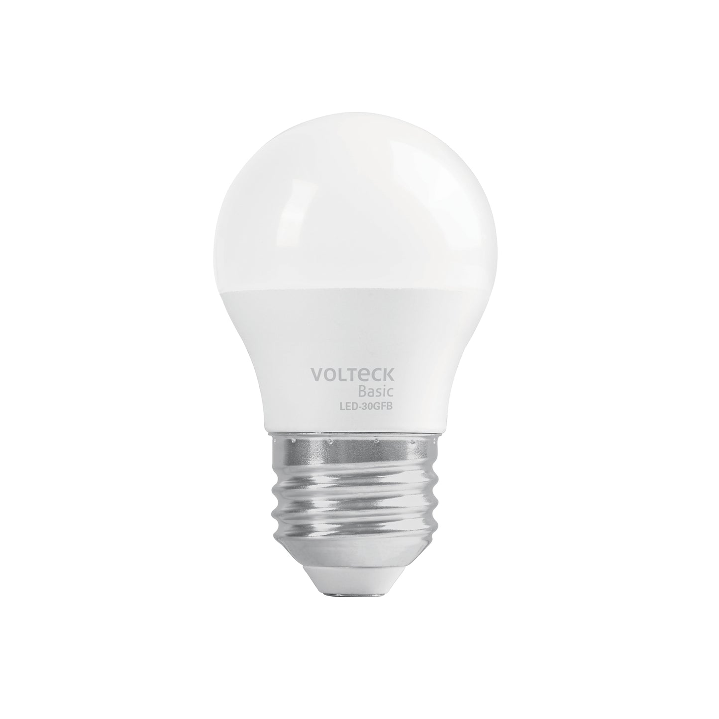 Lampara de LED tipo bullo G45 3 W, luz de dia, caja basic