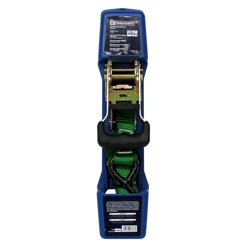 Sujetador tipo trinquete 1"x5M, 750KG TOOLCRAFT