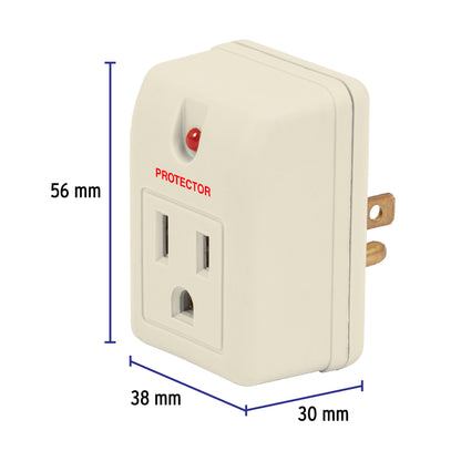 Adaptador Con Supresor De Picos 270 Joules, Volteck