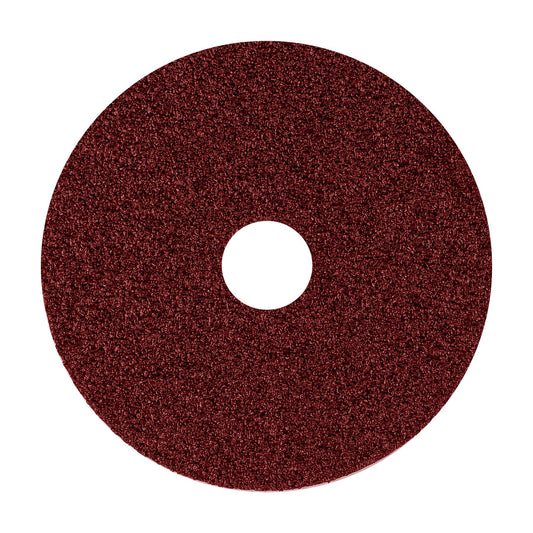 Disco de lija 4-1/2" con respaldo de fibra, grano 36, Truper