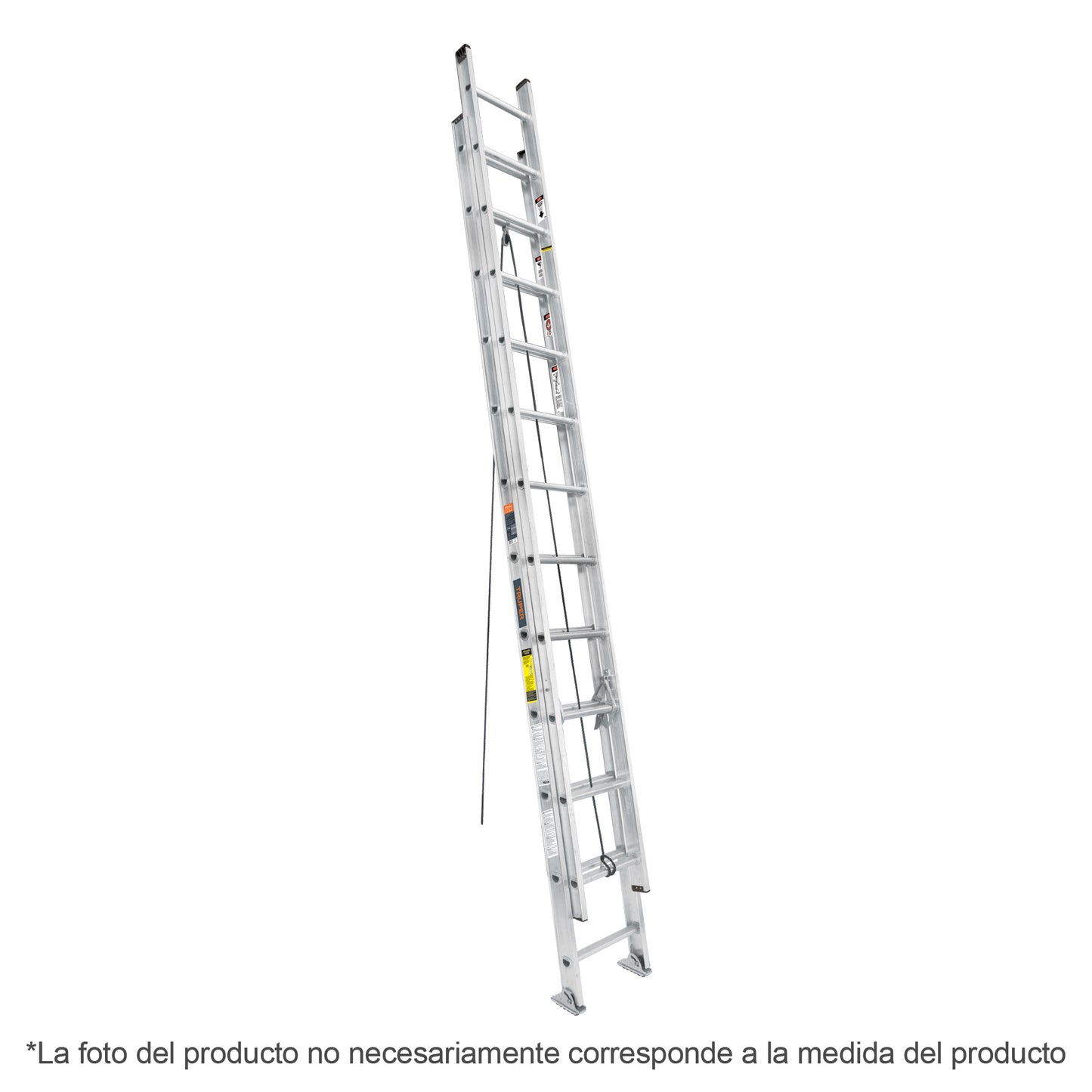 Escalera de extension, 16 peldaños, Tipo LLL TRUPER