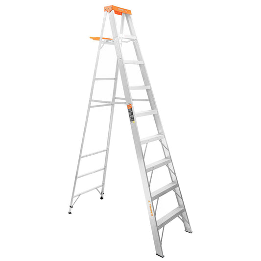 Escalera de tijera tipo ll 8 peldaños y bandeja, Truper