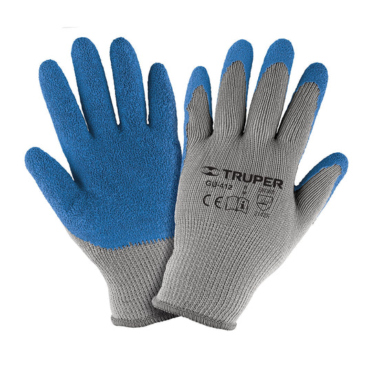 Guantes de poliéster recubiertos de latex, M, TRUPER
