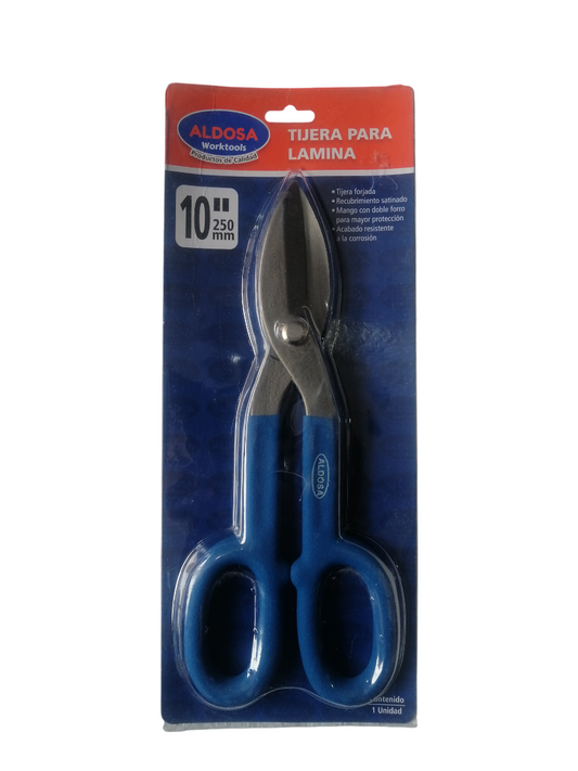 Tijera p/cortar lamina de 10" ALDOSA