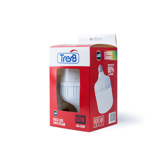 Foco LED (Bombilla) tipo pilar 60w TresB IML