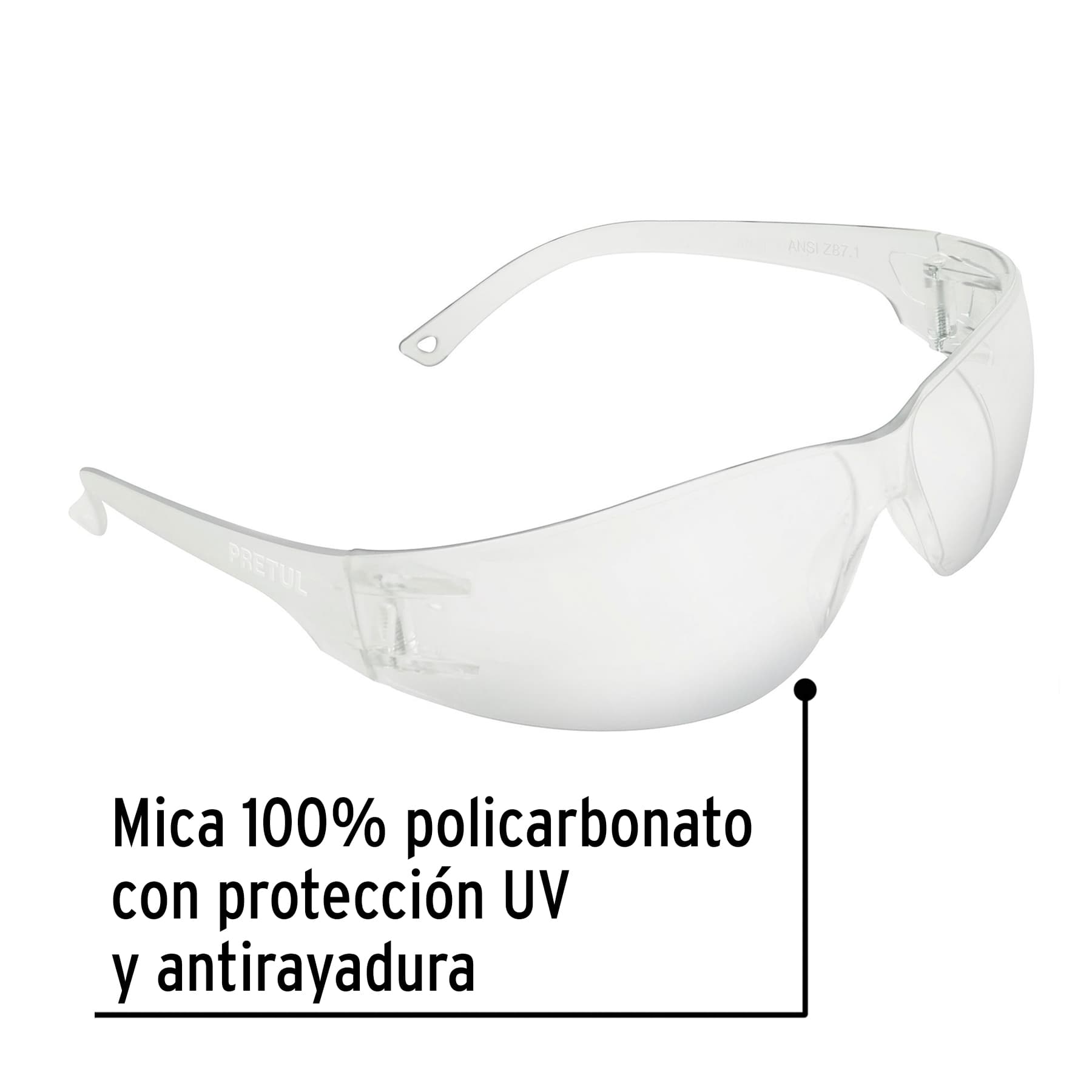 Lentes de seguridad transparentes, PRETUL LITE - Main Image