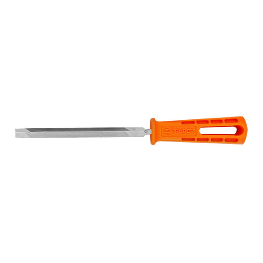 Lima triangular pesada 6PLG. con mango TRUPER