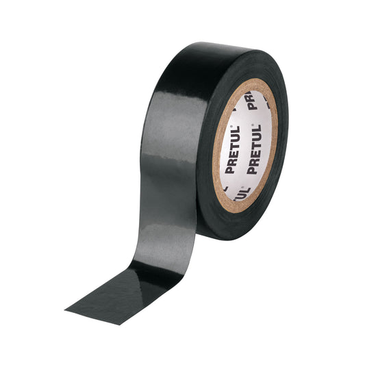 Cinta de aislar de 9 m x 19 mm, negra, PRETUL