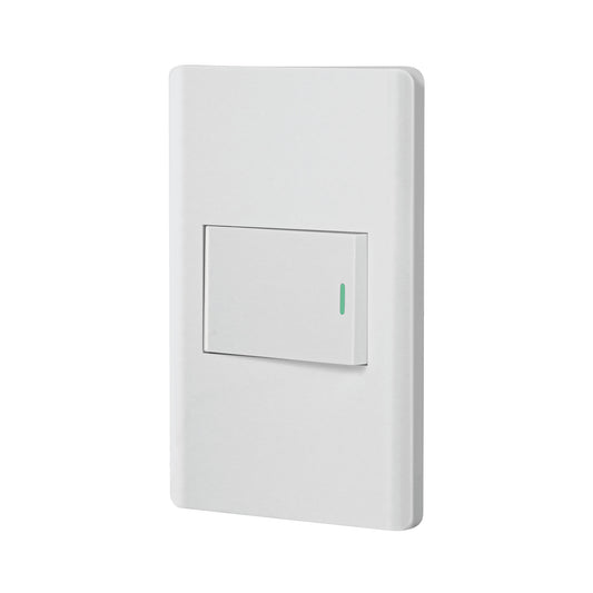 Placa Armada Blanca 1 Interruptor 1.5 Módulos, Lisboa