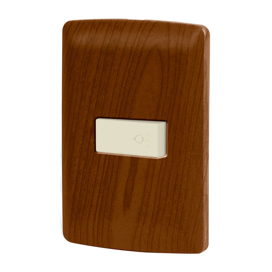 Placa armada con timbre madera, línea Italiana