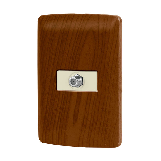 Placa Armada Con Conexión Para Tv, Madera, Línea Italiana