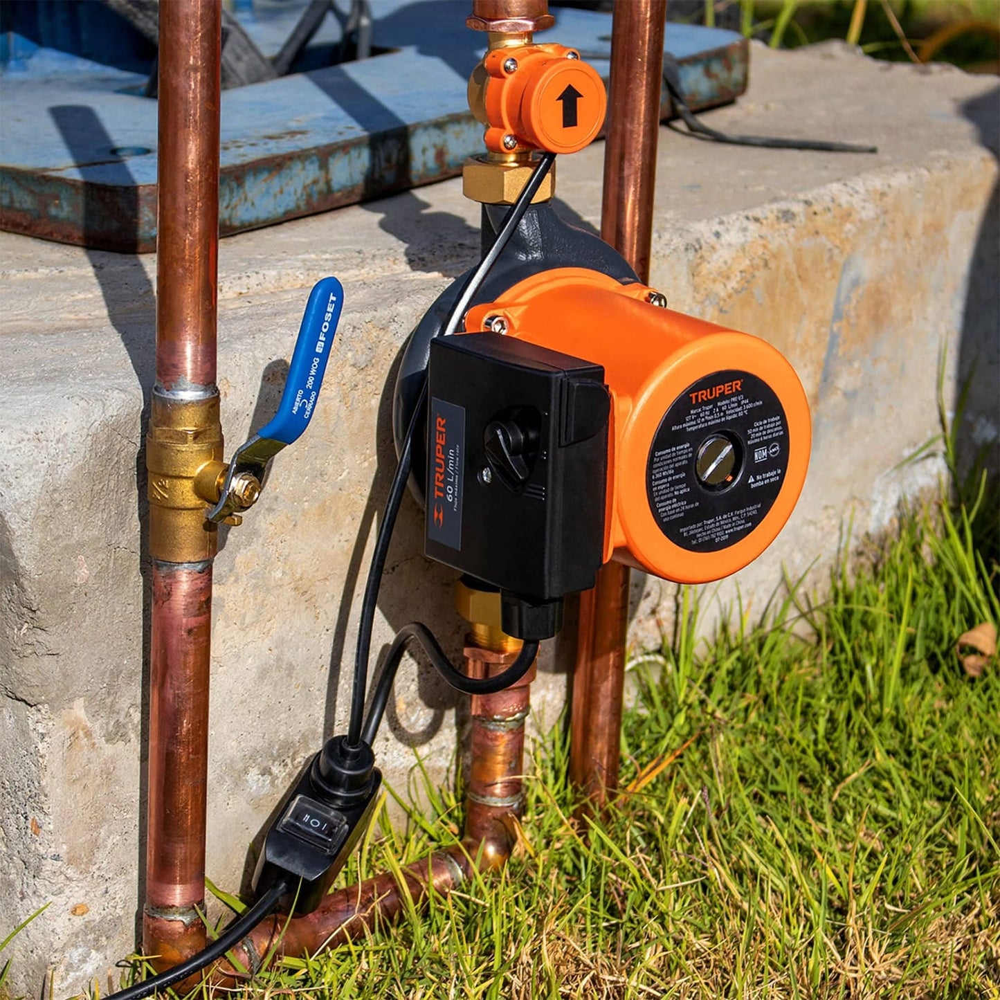 Bomba presurizadora 1/3 HP, con sensor regulable, Truper