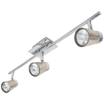 Luminario De Sobreponer Con 3 Spots Base Gu10, Volteck