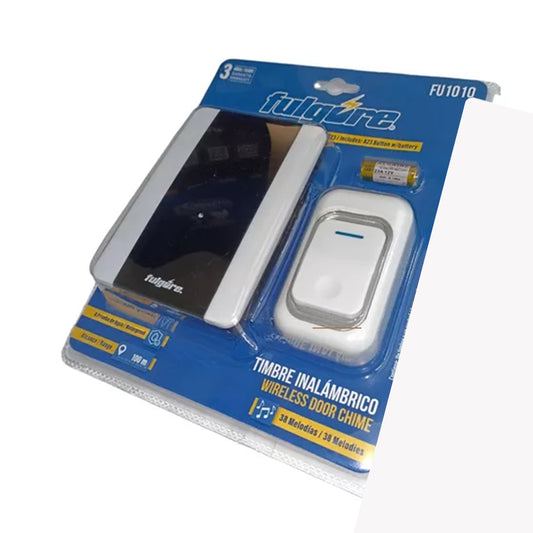 TIMBRE INALAMBRICO 1C,1C C/BATERIA 38 MELODIAS FULGORE FU1010