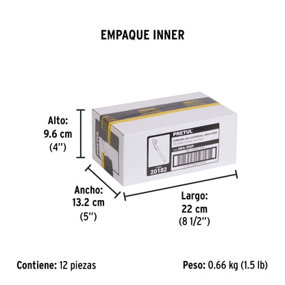Calibrador de presión 50 psi, cabeza doble, PRETUL