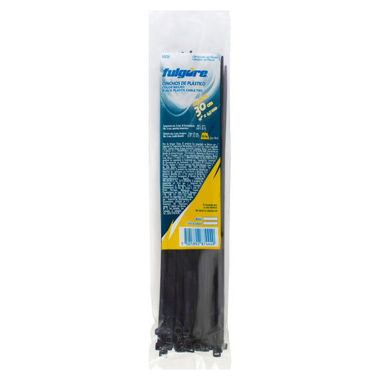 Cincho de plástico negro 20" FULGORE