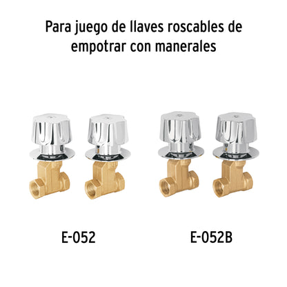 Cartucho de compresión para llaves de empotrar, Basic y Aqua FOSET