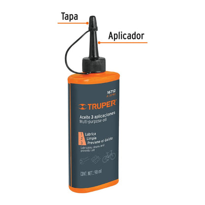 Aceite Multiusos, 90ml (3oz), Truper