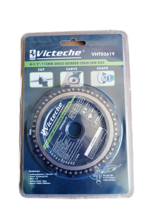 Disco con Cadena de Motosierra de 4 1/2 VICTECHE