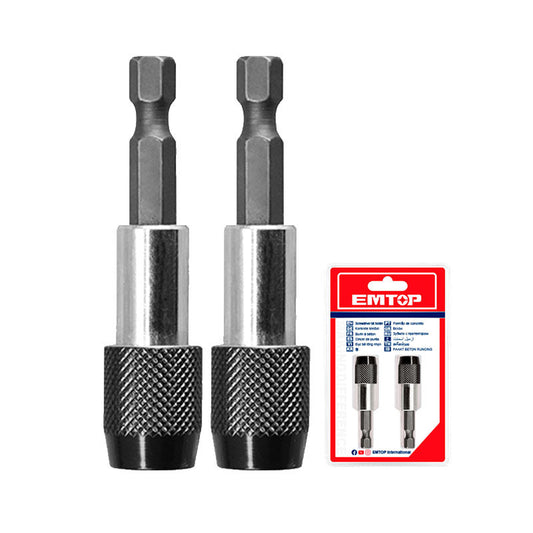 Set de 2 extension/sujetador de puntas, 2-9/16" con bloqueo EMTOP